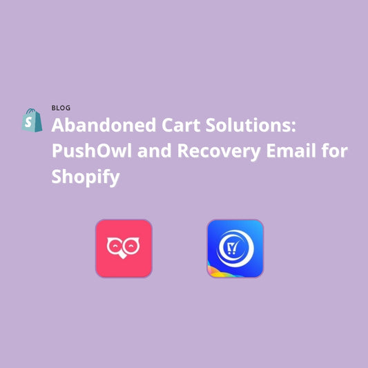 Abandoned Cart Solutions: PushOwl and Recovery Email for Shopify